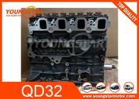 Aluminiumlegering Korte motorcilinderblok Voor NISSAN QD32