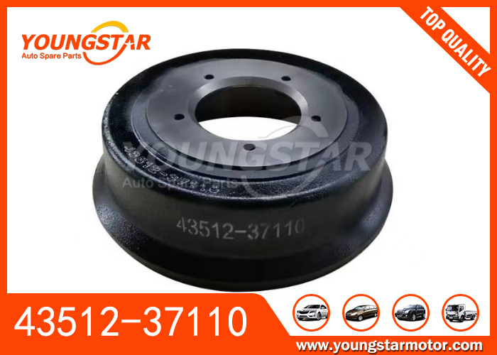 Remtrommel 43512-37110 voor TOYOTA 14B en HINO 300-SERIES 2 Generation-5 8.5T met OEM-installatie