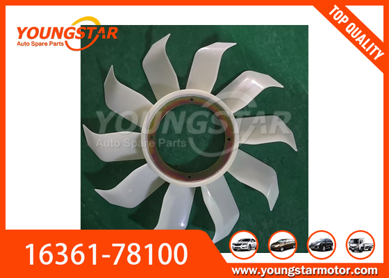 PA66 GF30 ventilatorblad Motor koeling ventilatorblad Voor Hino Dutro 300 Voor Toyota Dyna 2003 Truck