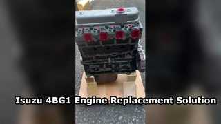 Isuzu 4BG1 4.3L dieselmotor lange blokmontage