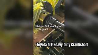 Toyota 5LE genitreerde krukas, zware motorupgrade